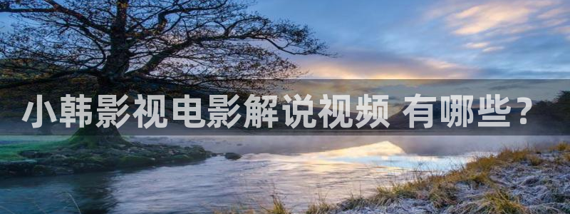 天堂在望影院免费观看电视剧：小韩影视电影解说视频 有哪些？