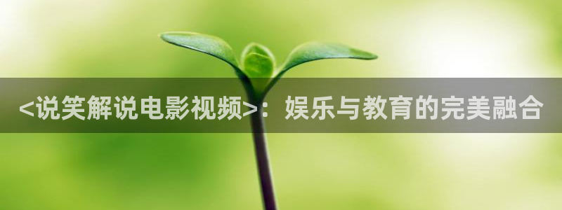 光棍影院电影天堂：<说笑解说电影视频>：娱乐与教育的完美融合